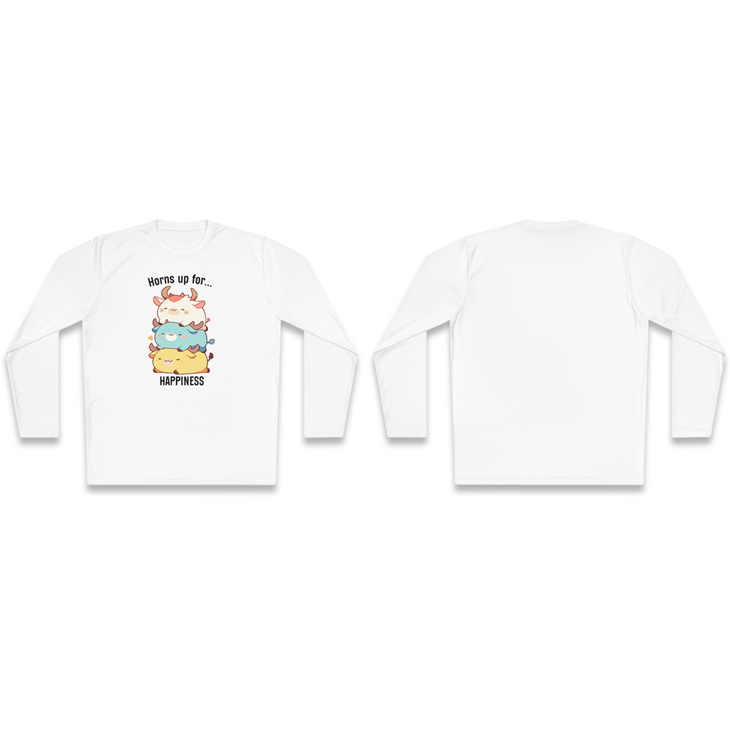 100%纯棉长袖T恤 | Kawaii-Bull-002 