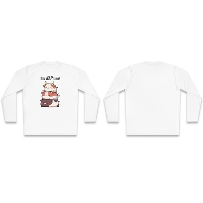 100% Cotton Long Sleeve Tee | Kawaii-Bull-003