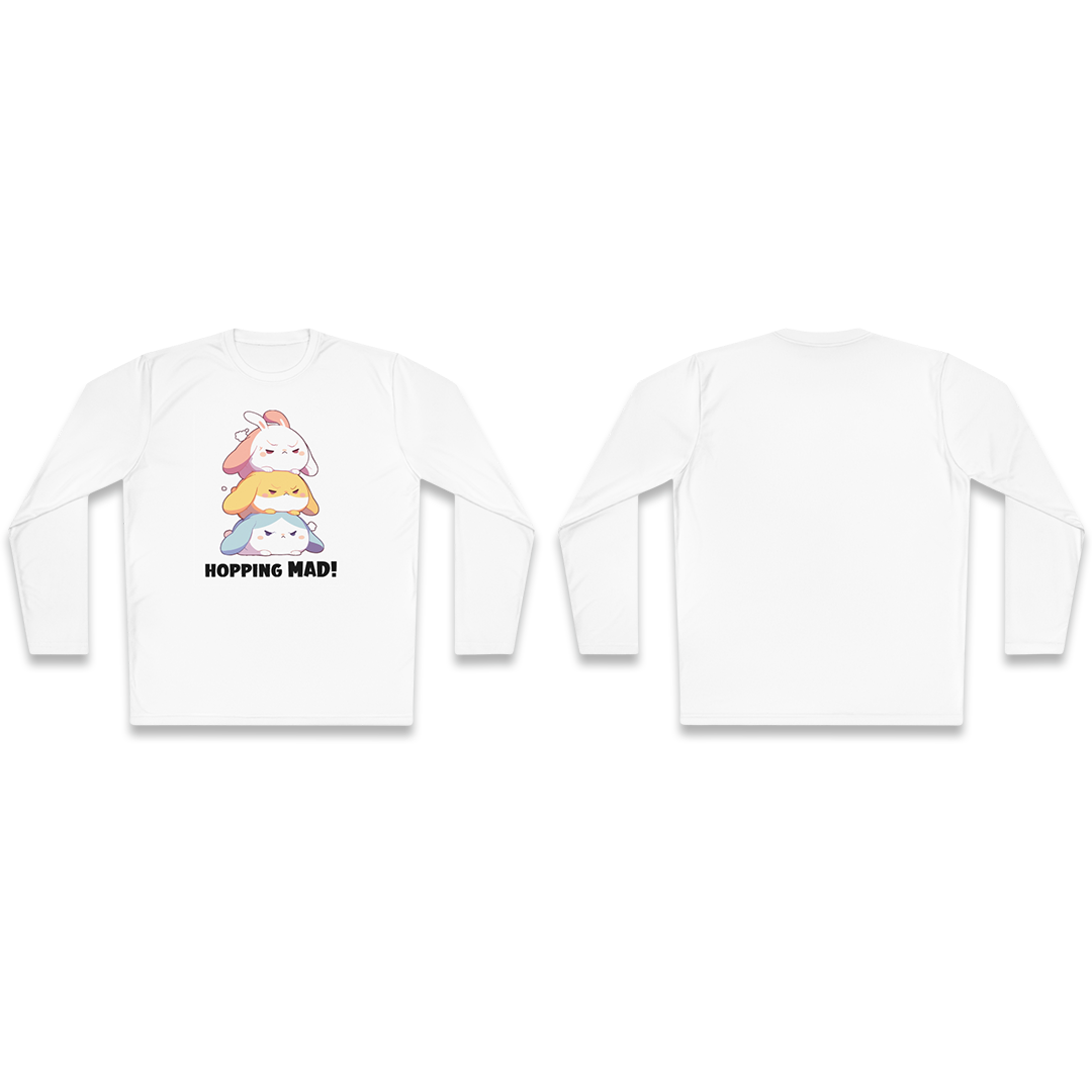 100% Cotton Long Sleeve Tee | Kawaii-Bunny-001