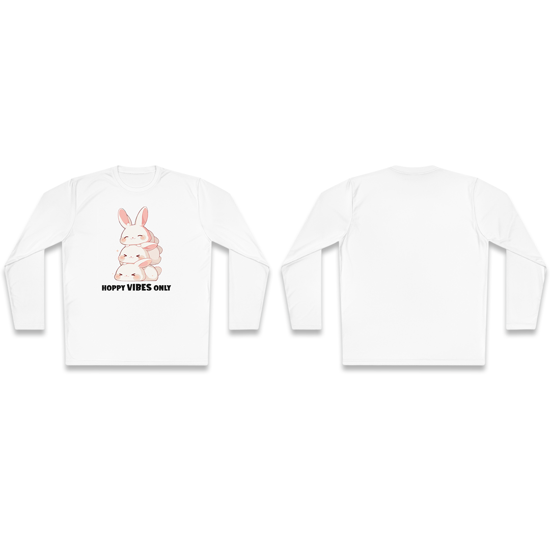 100%纯棉长袖T恤 | Kawaii-Bunny-002 
