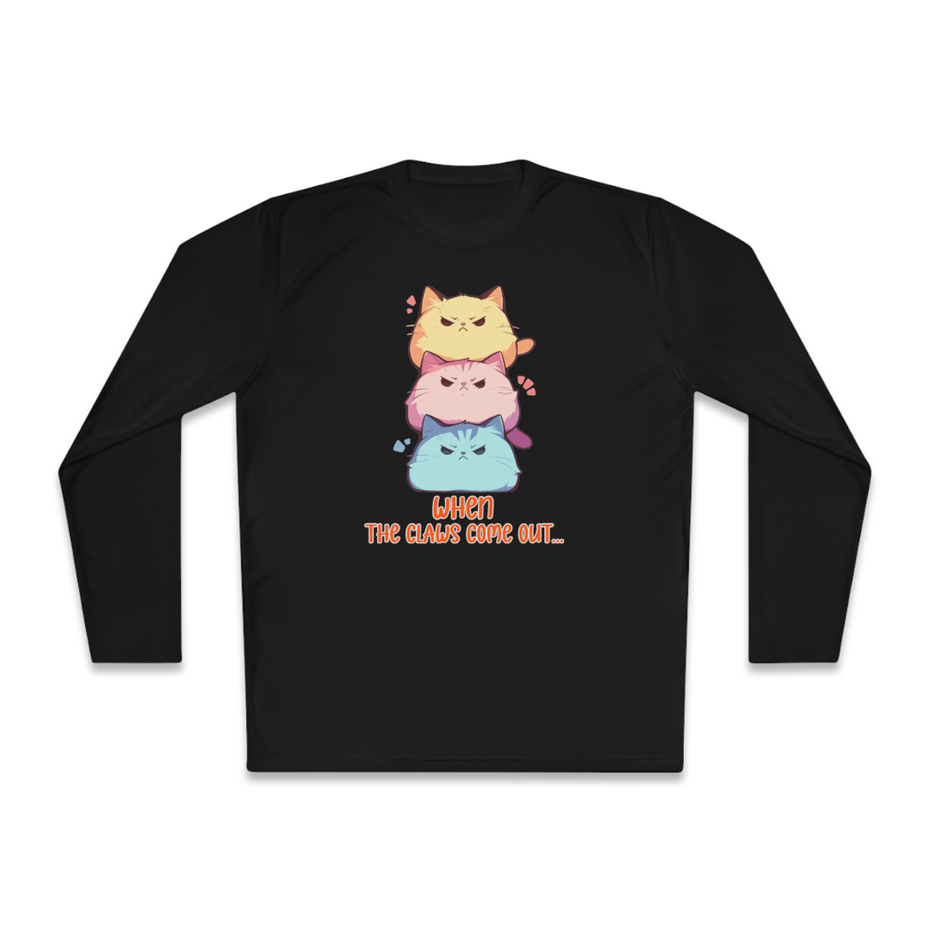 100%纯棉长袖T恤 | Kawaii-Cat-001 