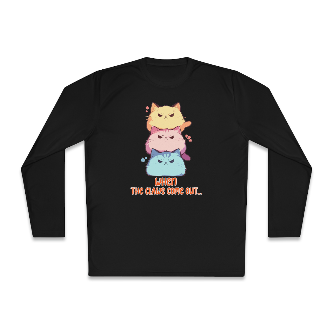100%纯棉长袖T恤 | Kawaii-Cat-001 