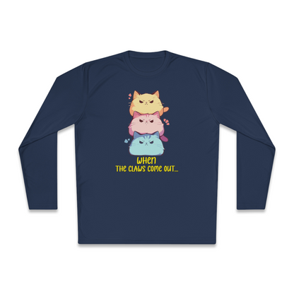 100% Cotton Long Sleeve Tee | Kawaii-Cat-001