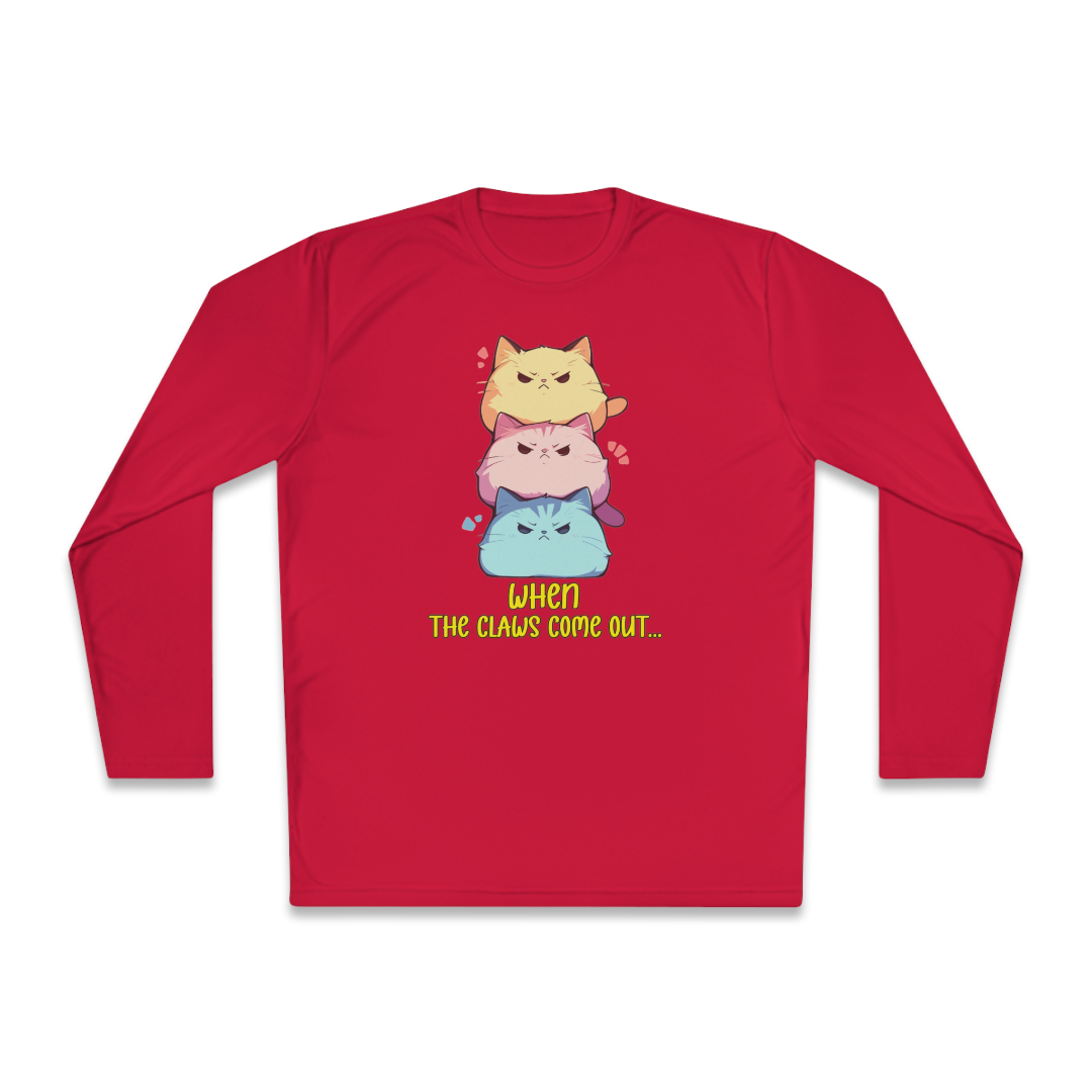 100% Cotton Long Sleeve Tee | Kawaii-Cat-001