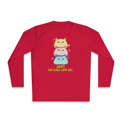 100% Cotton Long Sleeve Tee | Kawaii-Cat-001