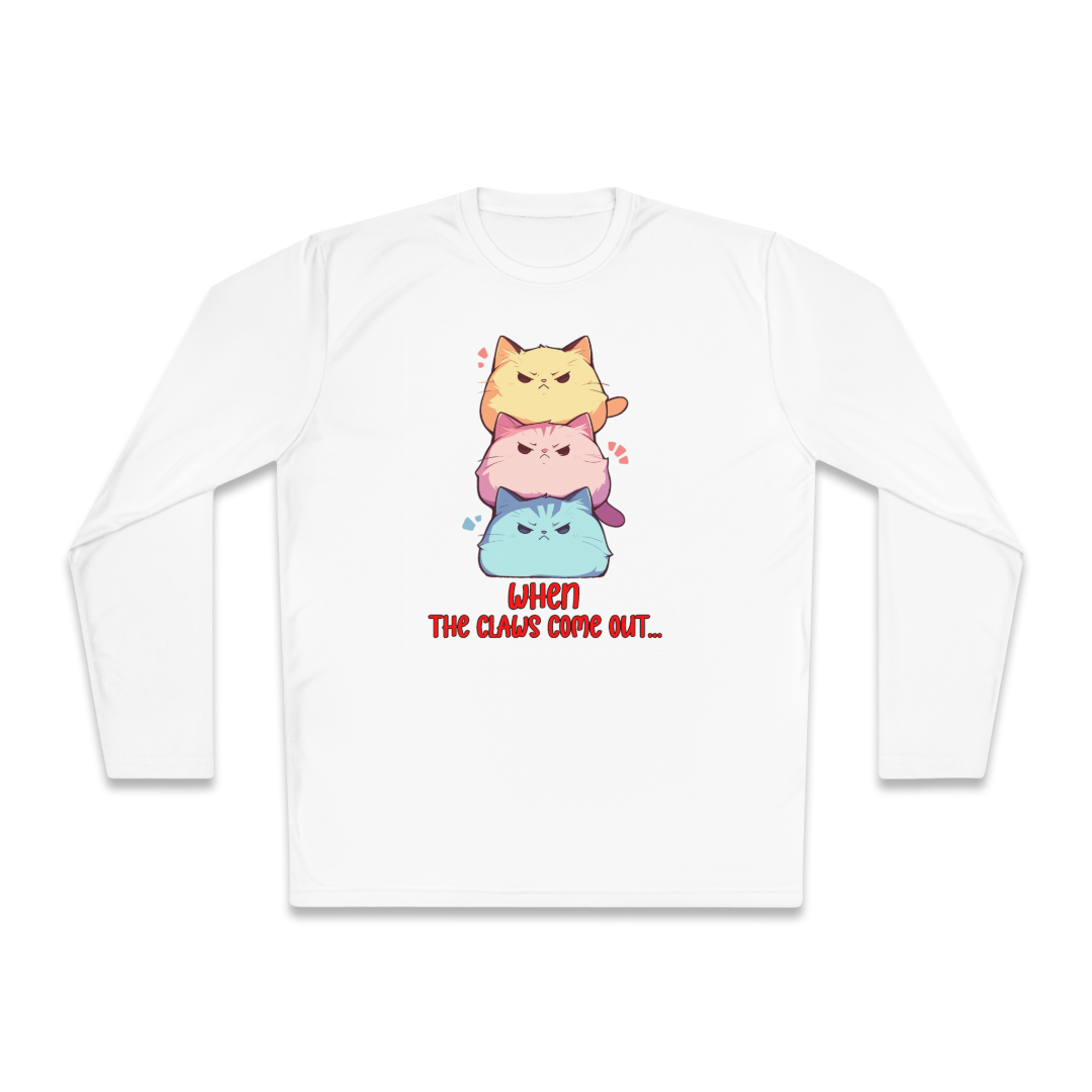100%纯棉长袖T恤 | Kawaii-Cat-001 