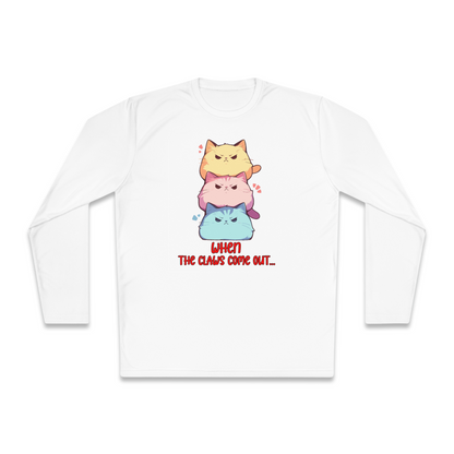 100% Cotton Long Sleeve Tee | Kawaii-Cat-001