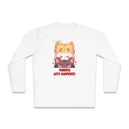 100% Cotton Long Sleeve Tee | Kawaii-Cat-002