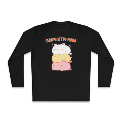 100% Cotton Long Sleeve Tee | Kawaii-Cat-003