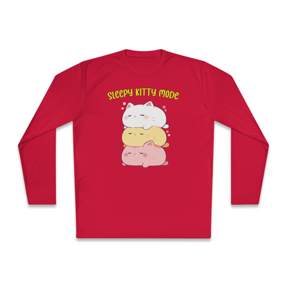 100% Cotton Long Sleeve Tee | Kawaii-Cat-003