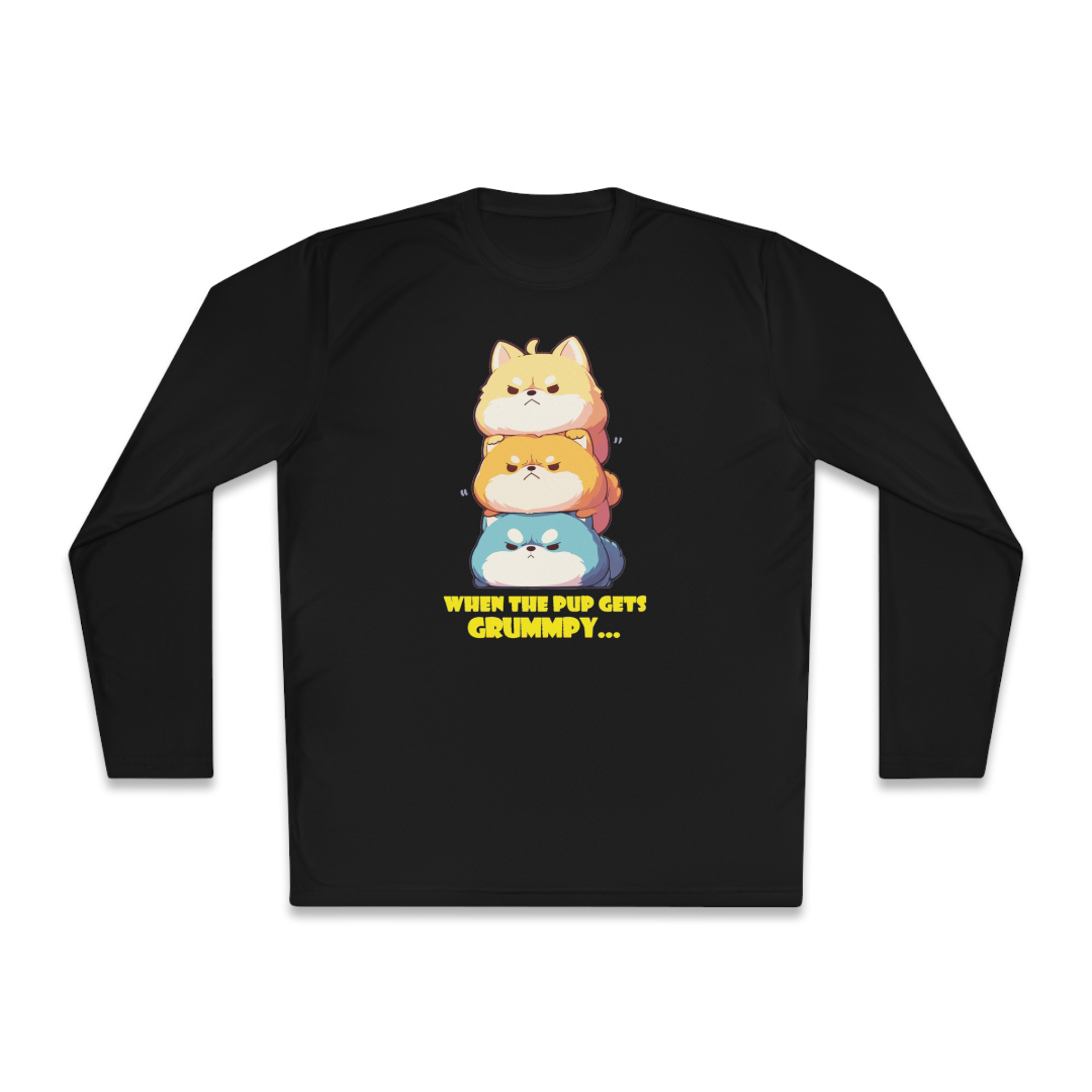 100%纯棉长袖T恤 | Kawaii-Dog-001 