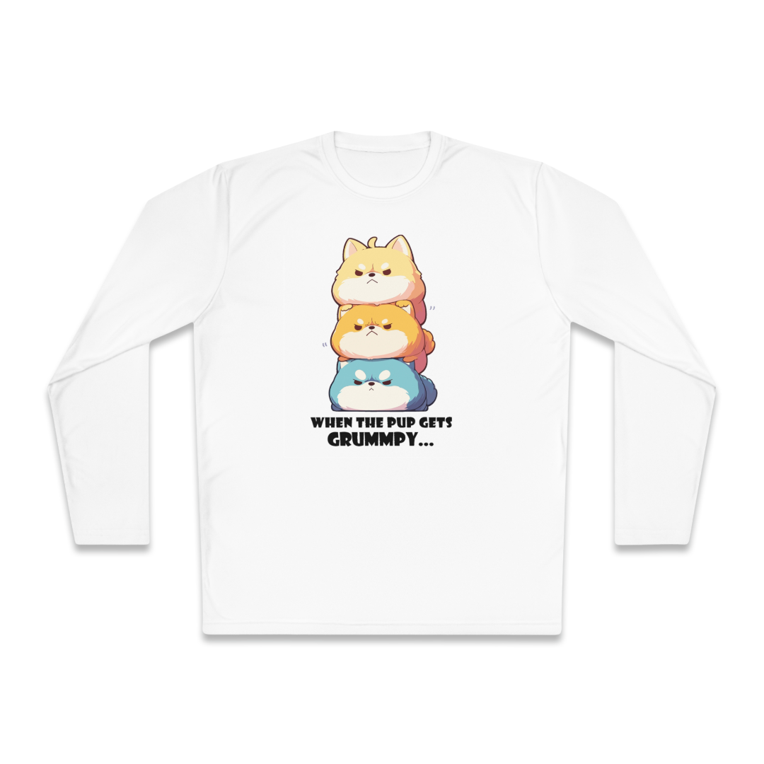 100%纯棉长袖T恤 | Kawaii-Dog-001 