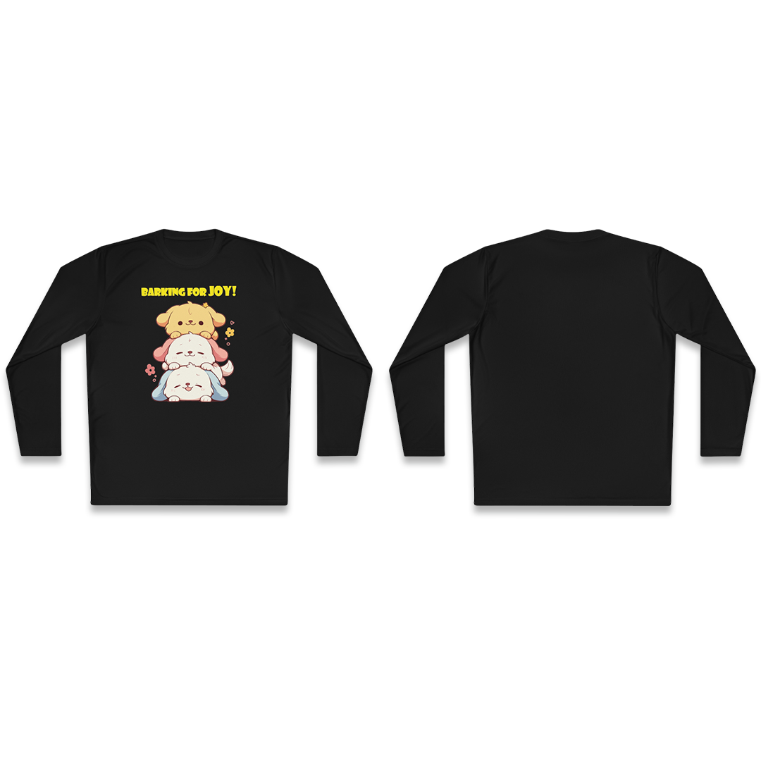 100% Cotton Long Sleeve Tee | Kawaii-Dog-002