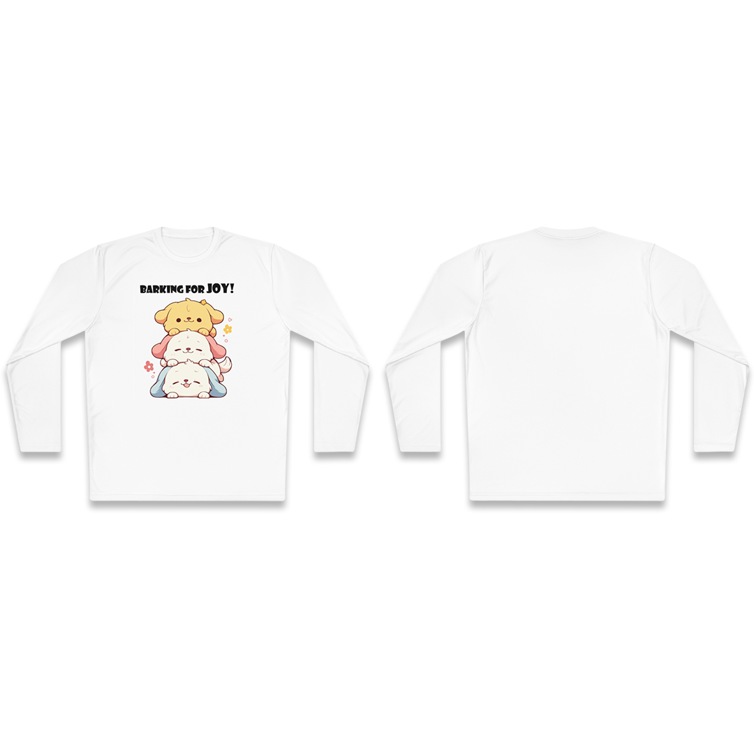 100% Cotton Long Sleeve Tee | Kawaii-Dog-002