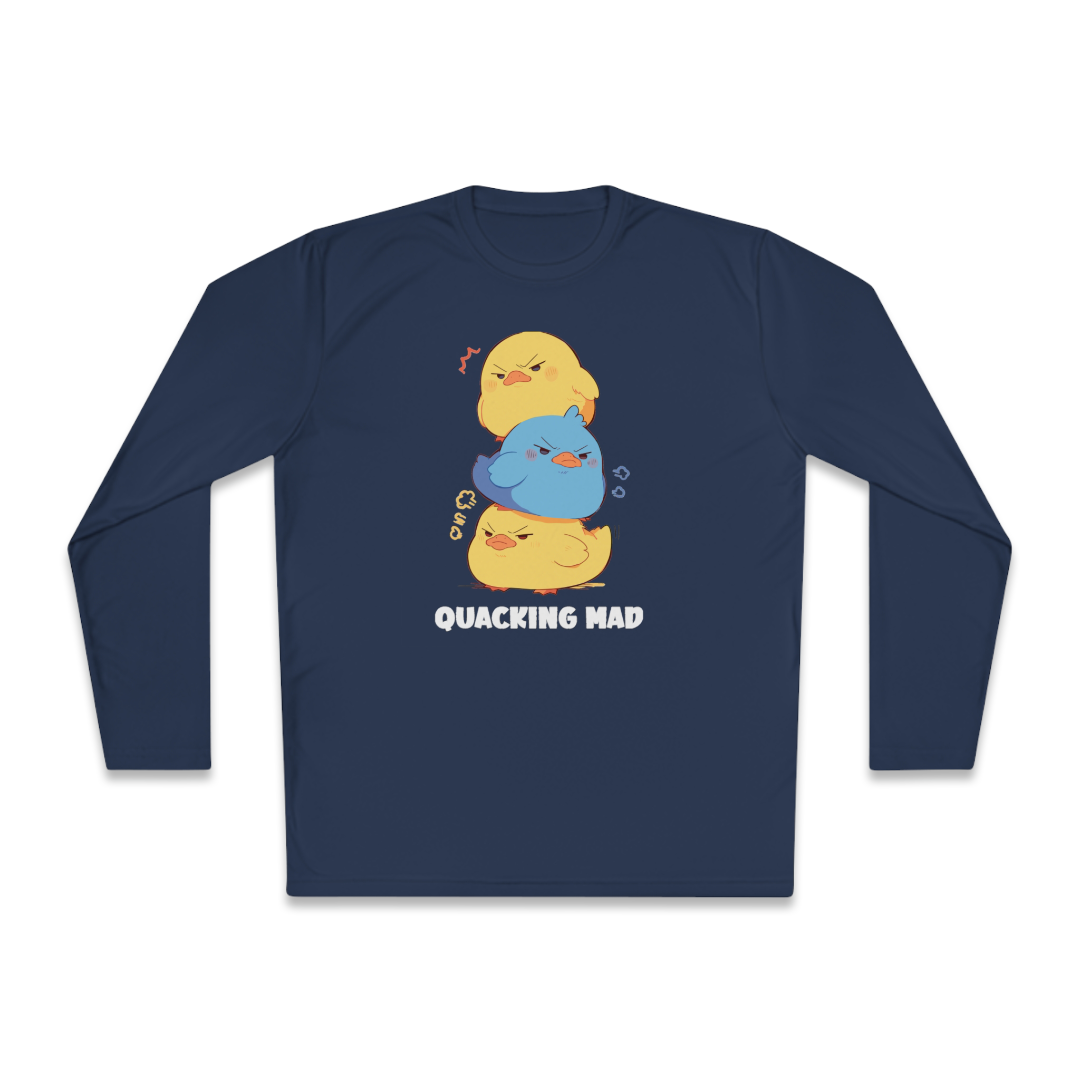 100%纯棉长袖T恤 | Kawaii-Duck-001 