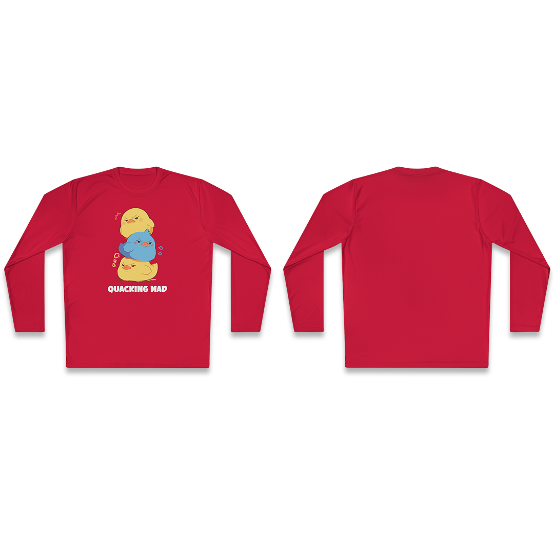 100% Cotton Long Sleeve Tee | Kawaii-Duck-001