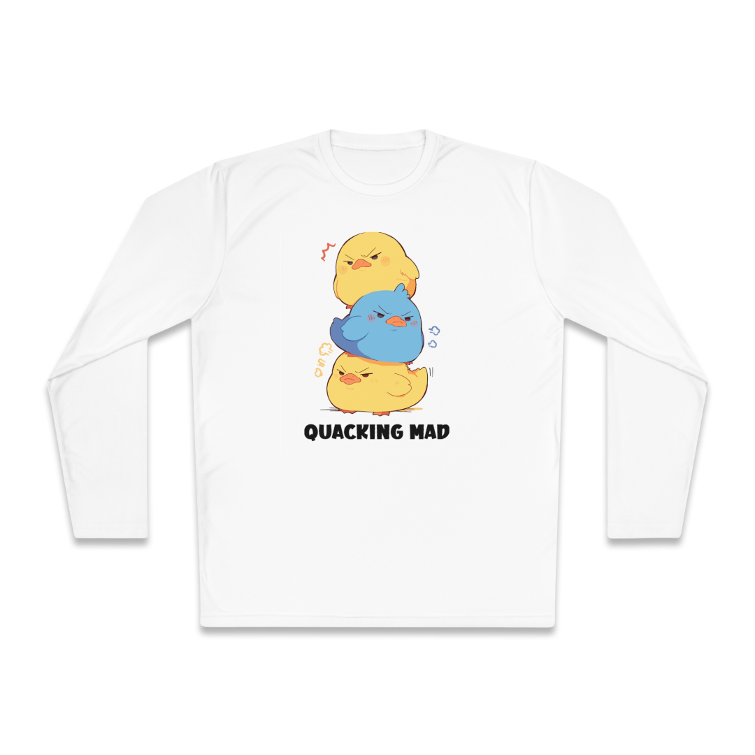 100%纯棉长袖T恤 | Kawaii-Duck-001 