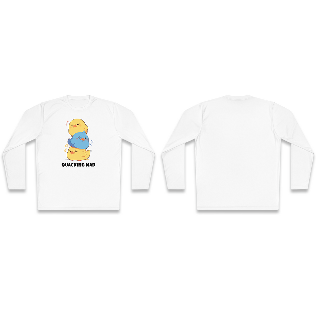 100%纯棉长袖T恤 | Kawaii-Duck-001 