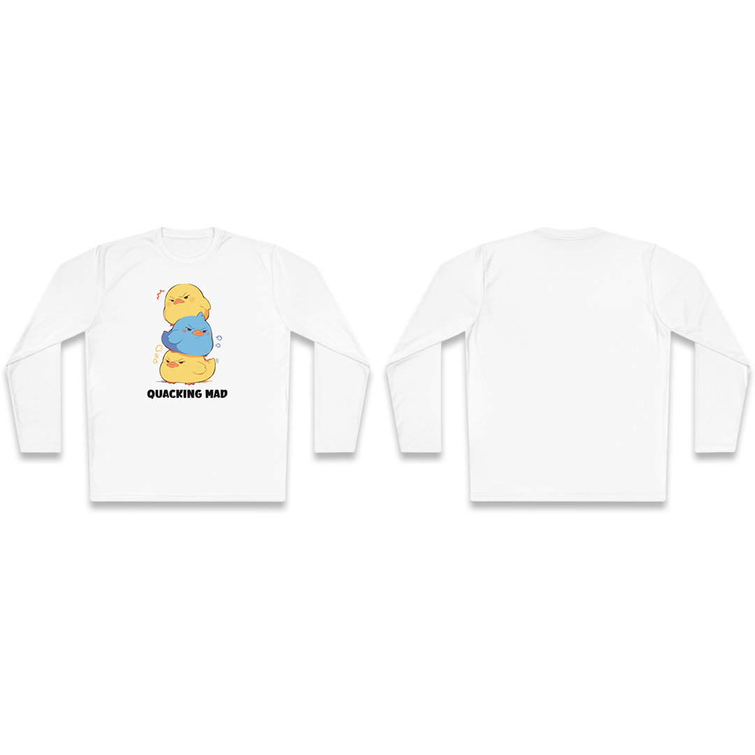 100% Cotton Long Sleeve Tee | Kawaii-Duck-001