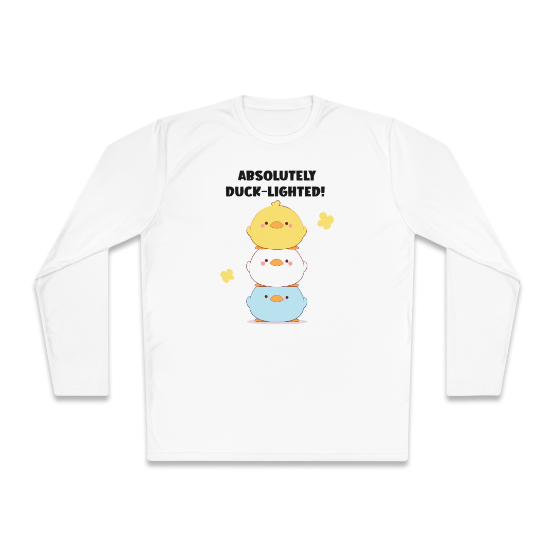 100% Cotton Long Sleeve Tee | Kawaii-Duck-002