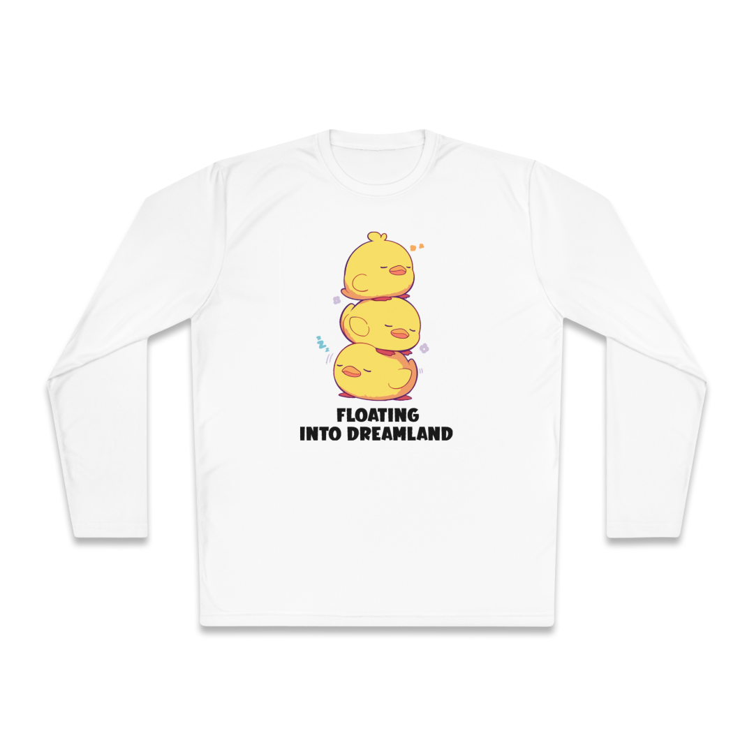 100% Cotton Long Sleeve Tee | Kawaii-Duck-003