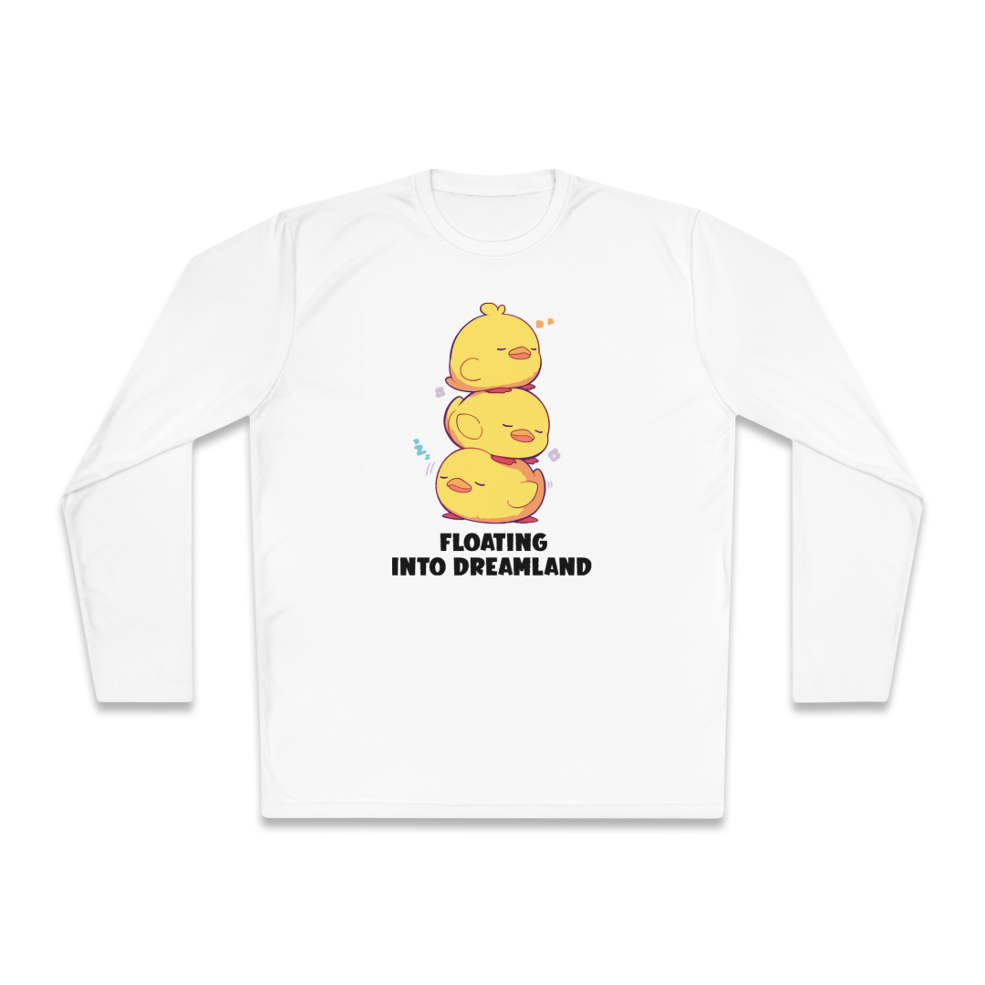 100%纯棉长袖T恤 | Kawaii-Duck-003 
