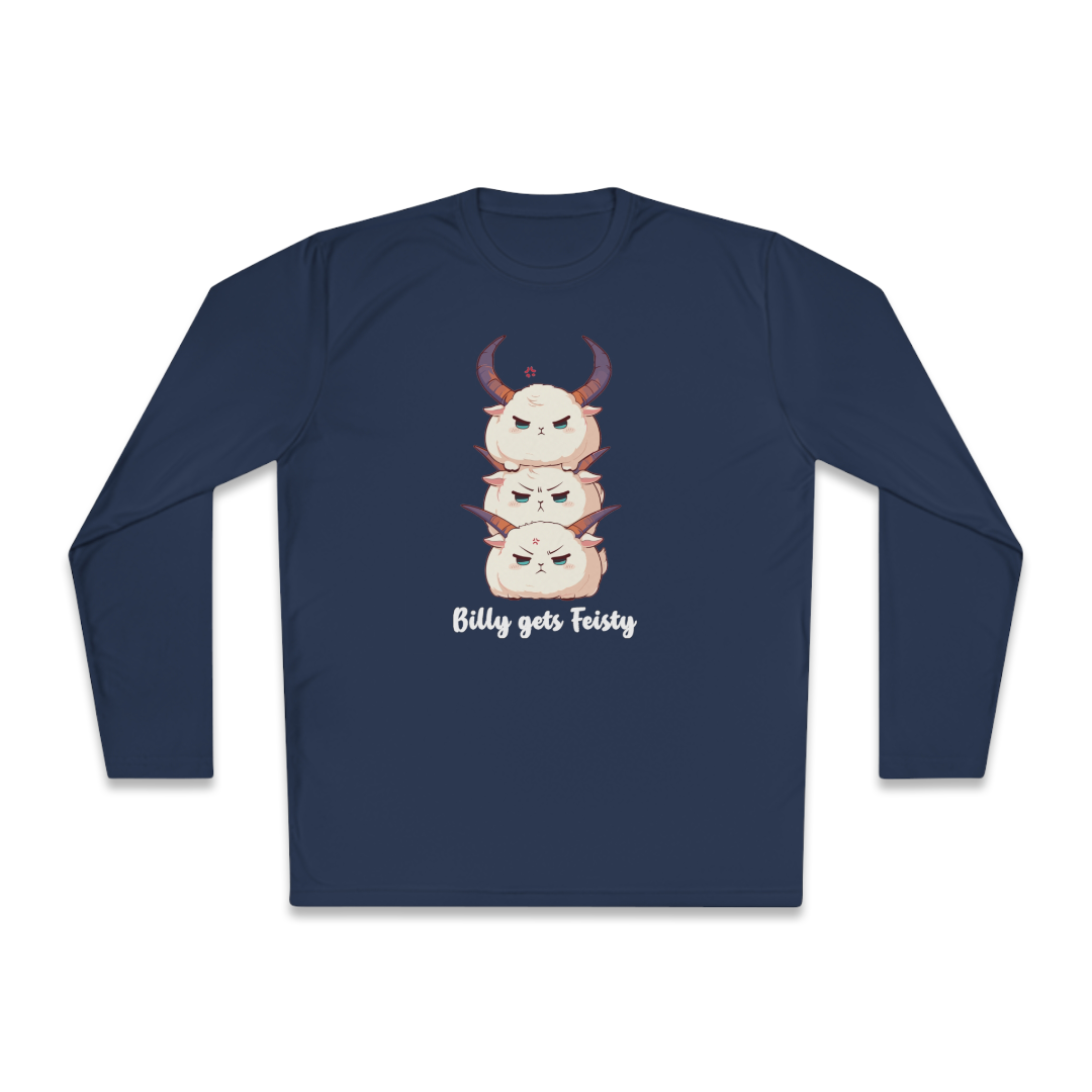 100% Cotton Long Sleeve Tee | Kawaii-Goat-001