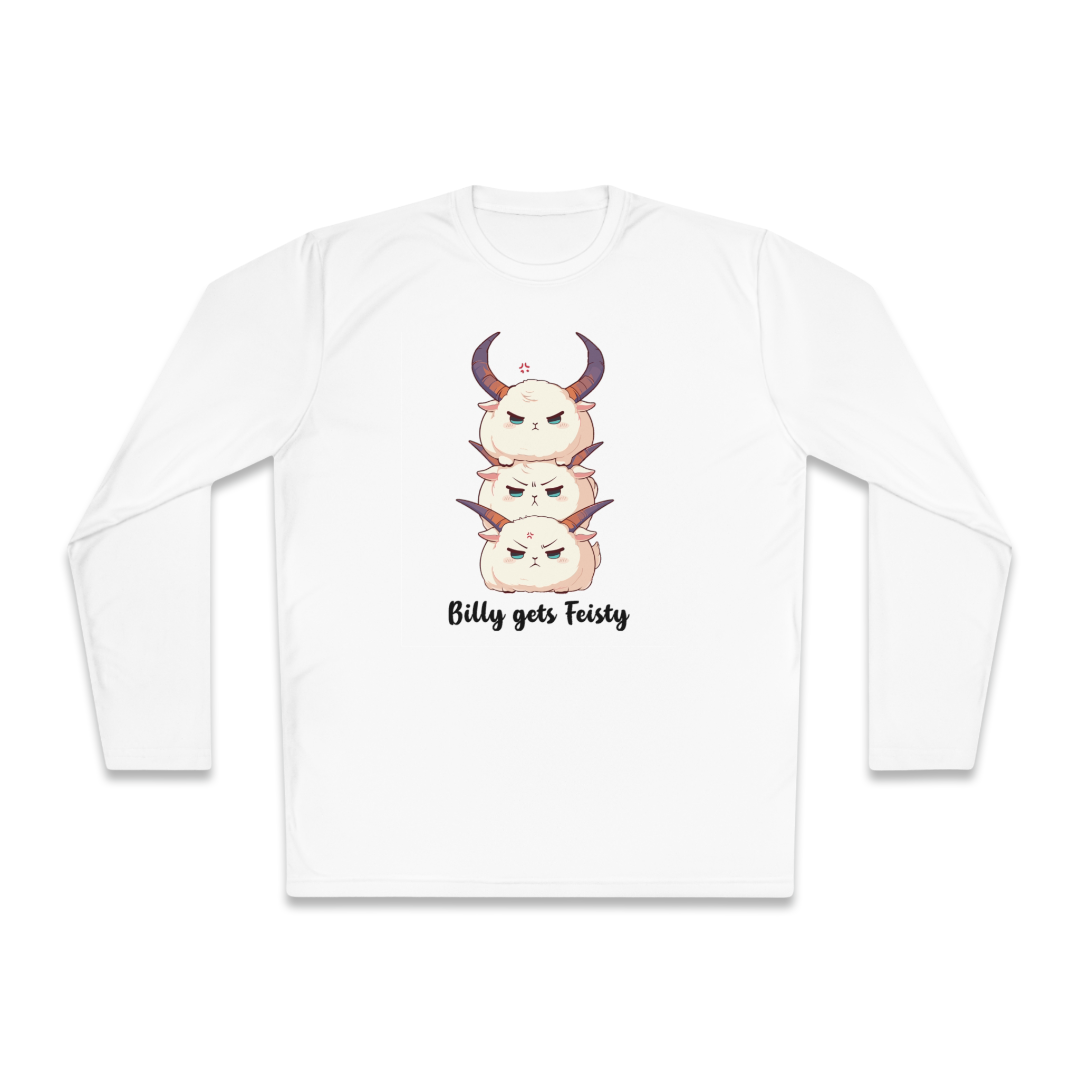 100% Cotton Long Sleeve Tee | Kawaii-Goat-001