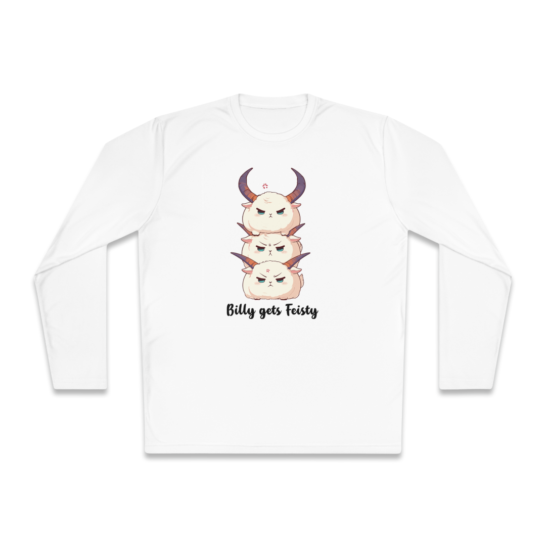 100%纯棉长袖T恤 | Kawaii-Goat-001 