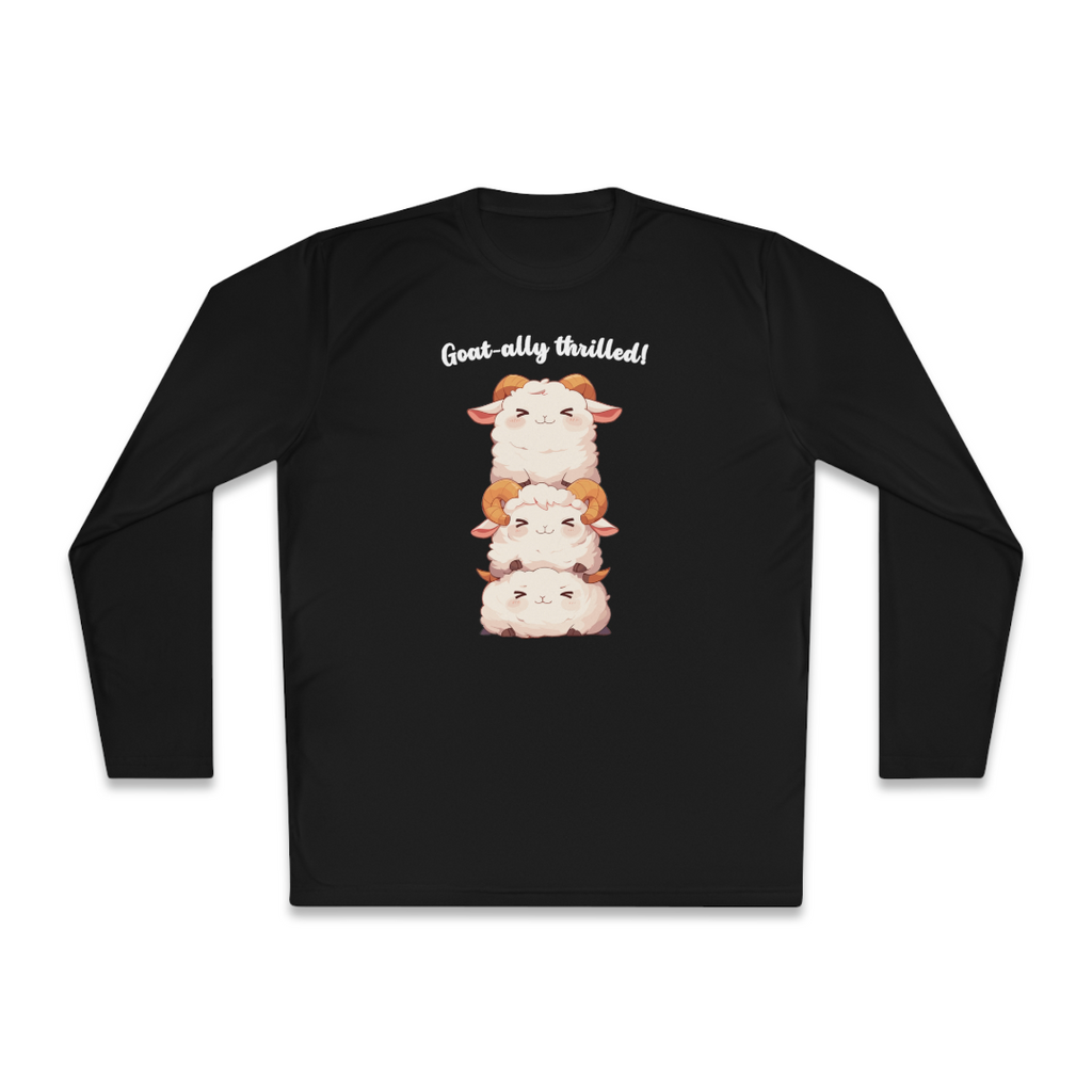 100%纯棉长袖T恤 | Kawaii-Goat-002 