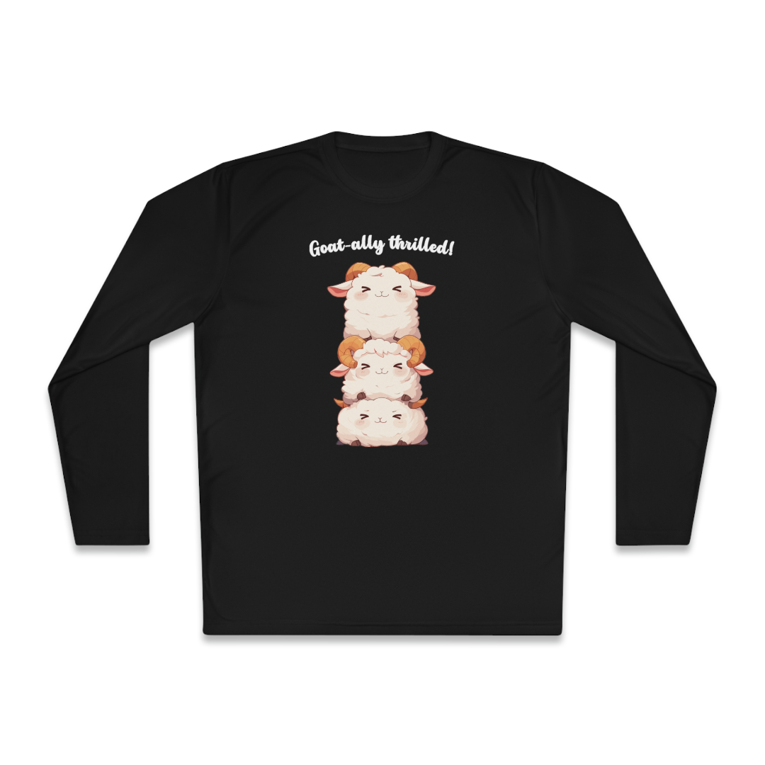 100% Cotton Long Sleeve Tee | Kawaii-Goat-002