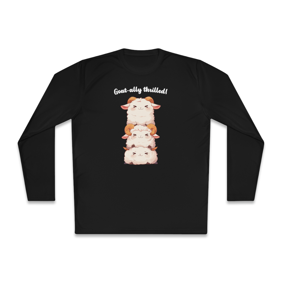100%纯棉长袖T恤 | Kawaii-Goat-002 
