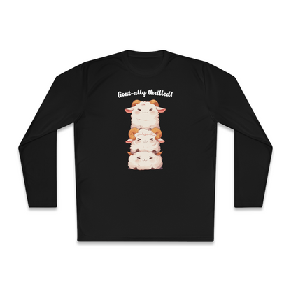 100% Cotton Long Sleeve Tee | Kawaii-Goat-002