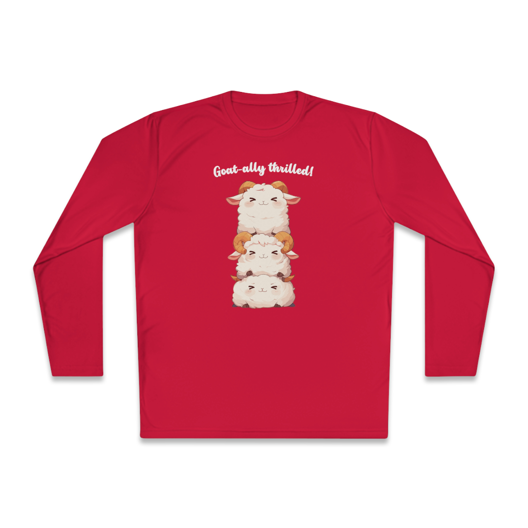 100% Cotton Long Sleeve Tee | Kawaii-Goat-002