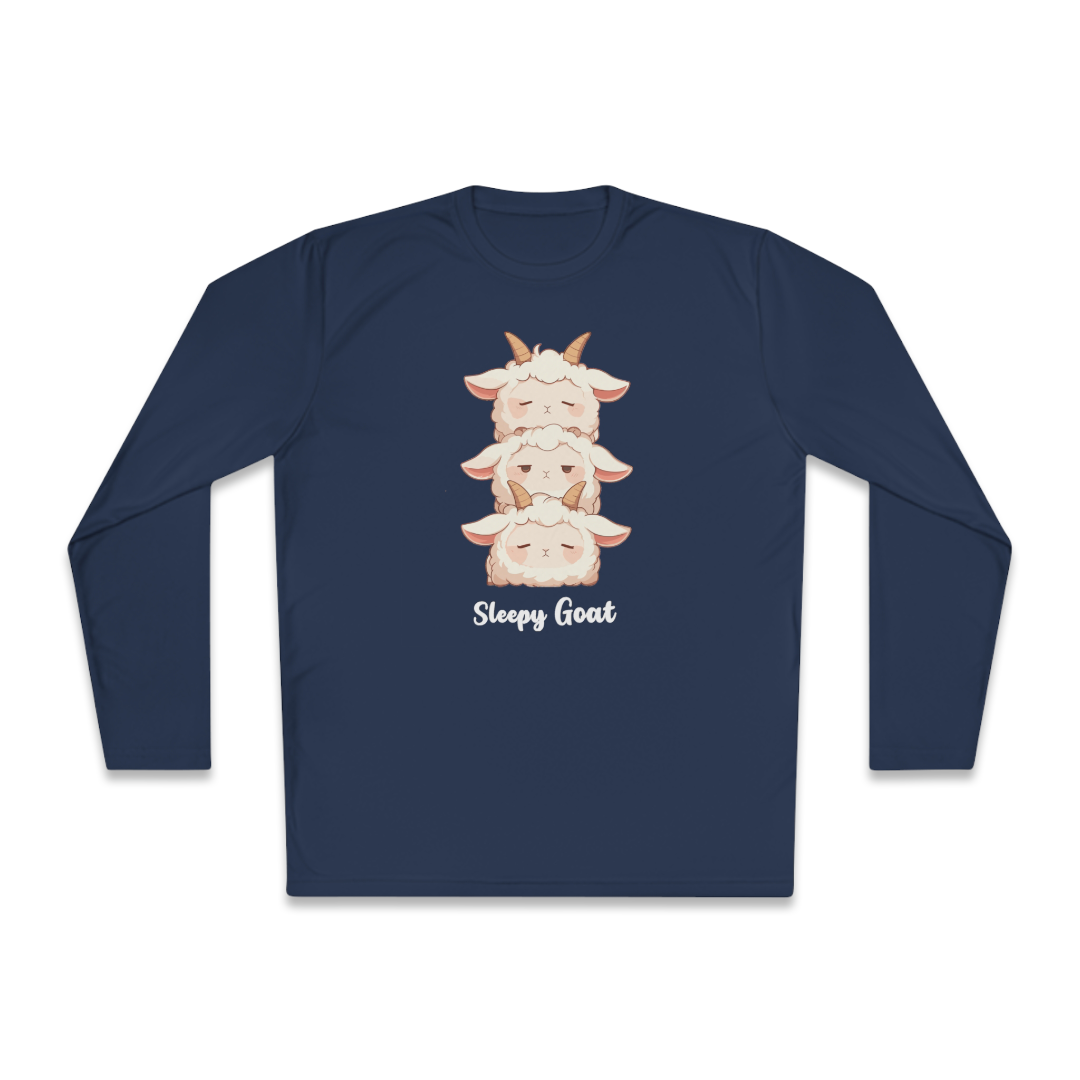 100% Cotton Long Sleeve Tee | Kawaii-Goat-003