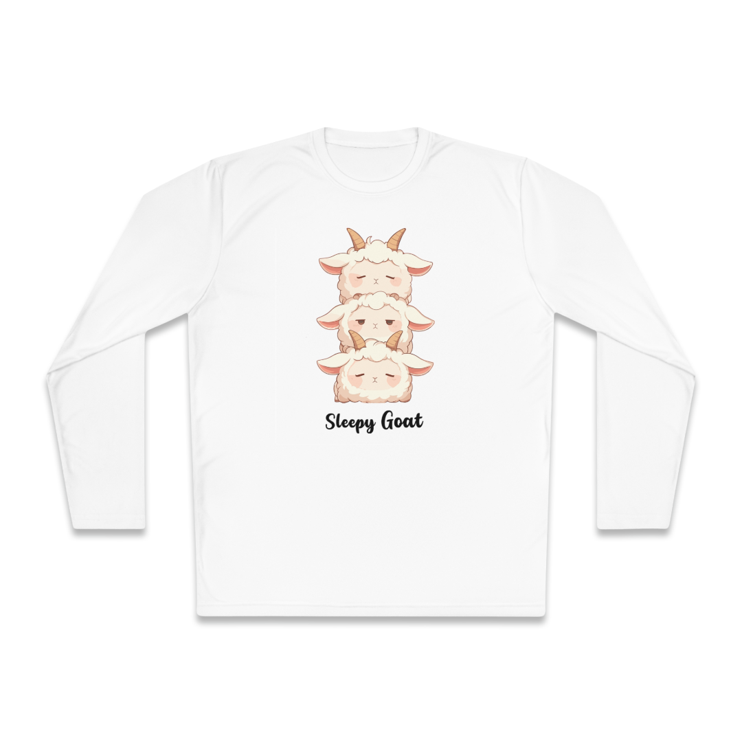 100% Cotton Long Sleeve Tee | Kawaii-Goat-003