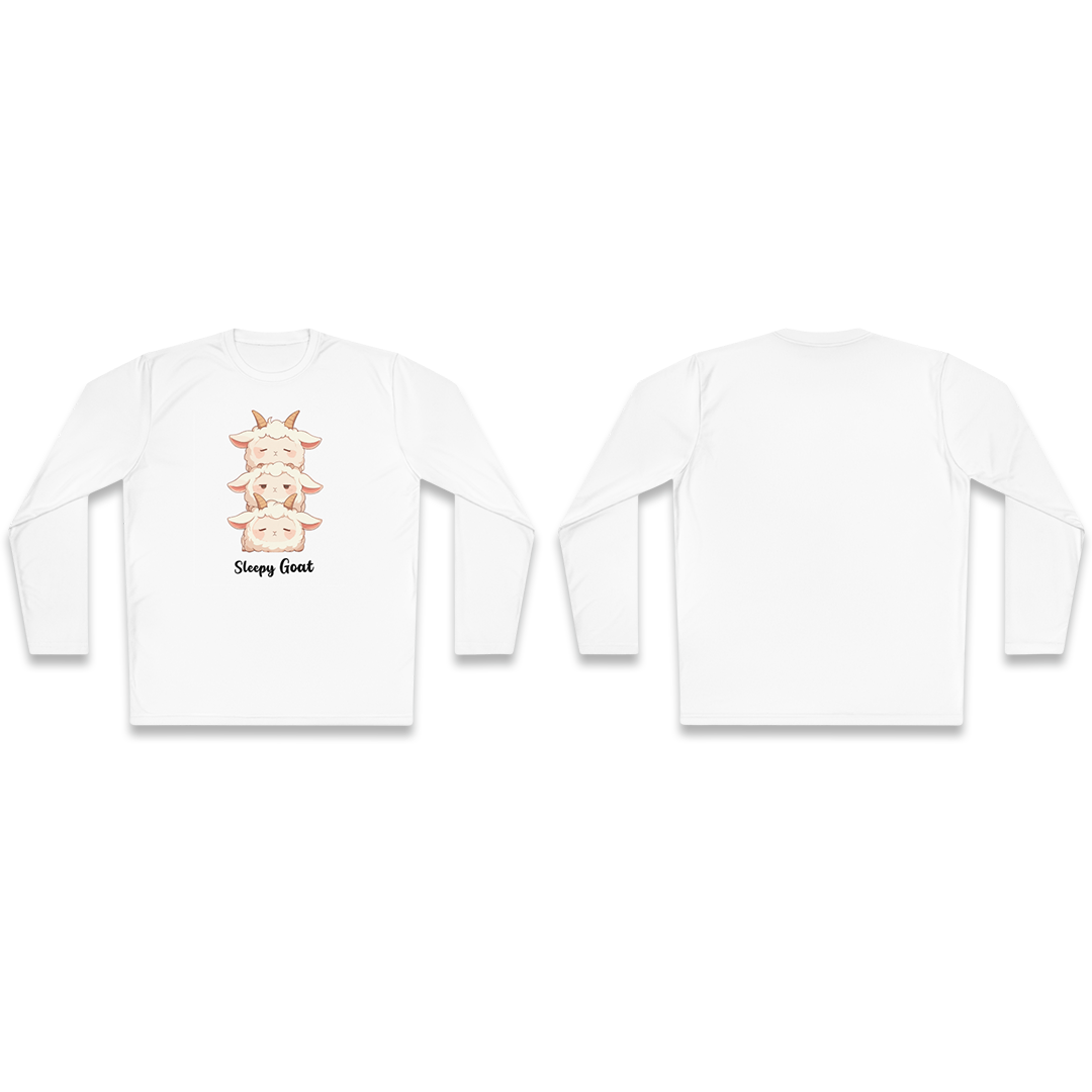 100%纯棉长袖T恤 | Kawaii-Goat-003 