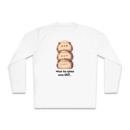 100% Cotton Long Sleeve Tee | Kawaii-Hedgehog-001