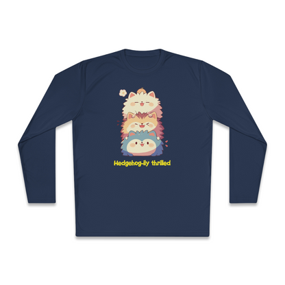 100% Cotton Long Sleeve Tee | Kawaii-Hedgehog-002