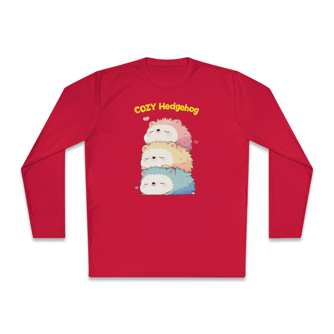 100%纯棉长袖T恤 | Kawaii-Hedgehog-003 