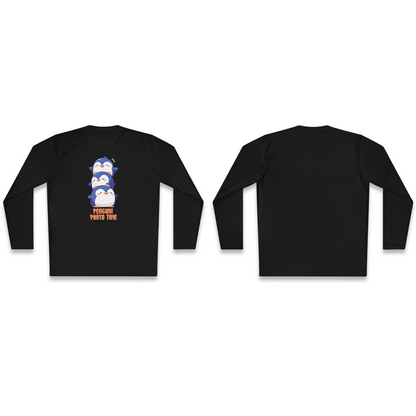 100% Cotton Long Sleeve Tee | Kawaii-Penguin-002