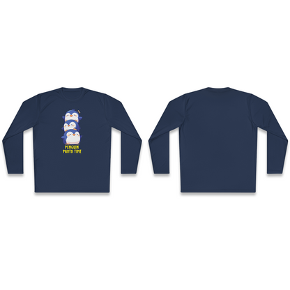 100% Cotton Long Sleeve Tee | Kawaii-Penguin-002