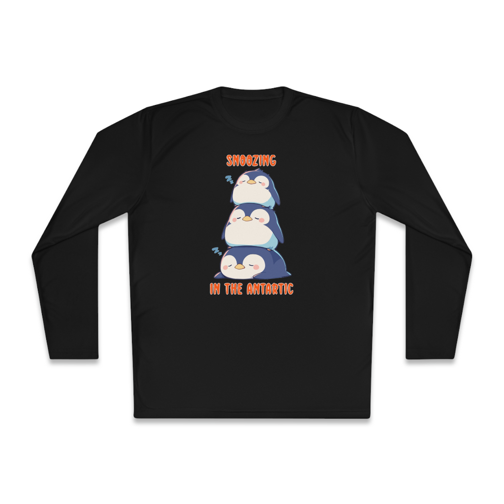 100%纯棉长袖T恤 | Kawaii-Penguin-003 