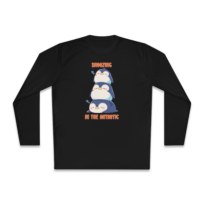 100% Cotton Long Sleeve Tee | Kawaii-Penguin-003