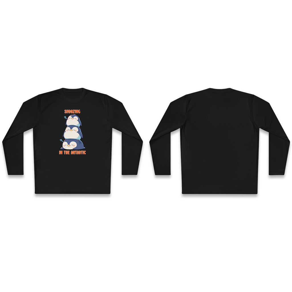100%纯棉长袖T恤 | Kawaii-Penguin-003 