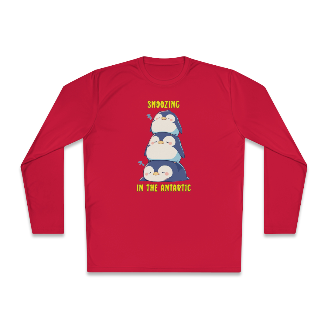 100% Cotton Long Sleeve Tee | Kawaii-Penguin-003