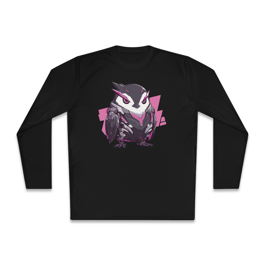 100% 纯棉长袖T恤 | Mascot-Penguin-001 