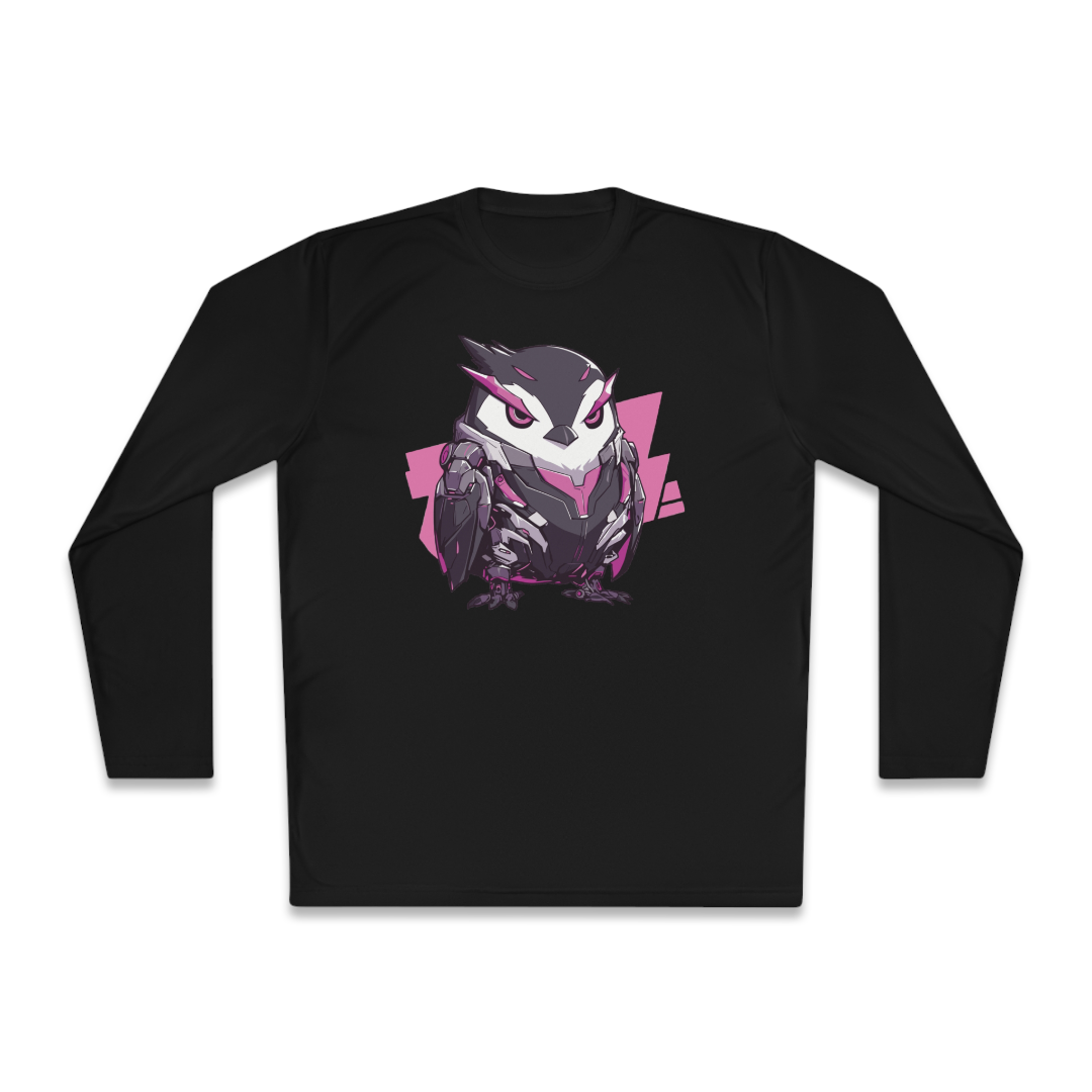 100% Cotton Long Sleeve Tee | Mascot-Penguin-001