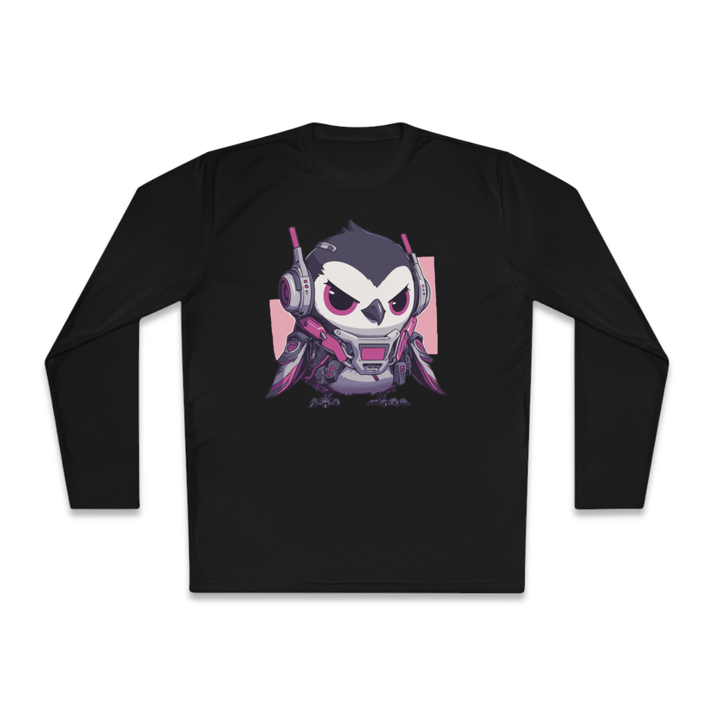 100%纯棉长袖T恤 | Mascot-Penguin-002 