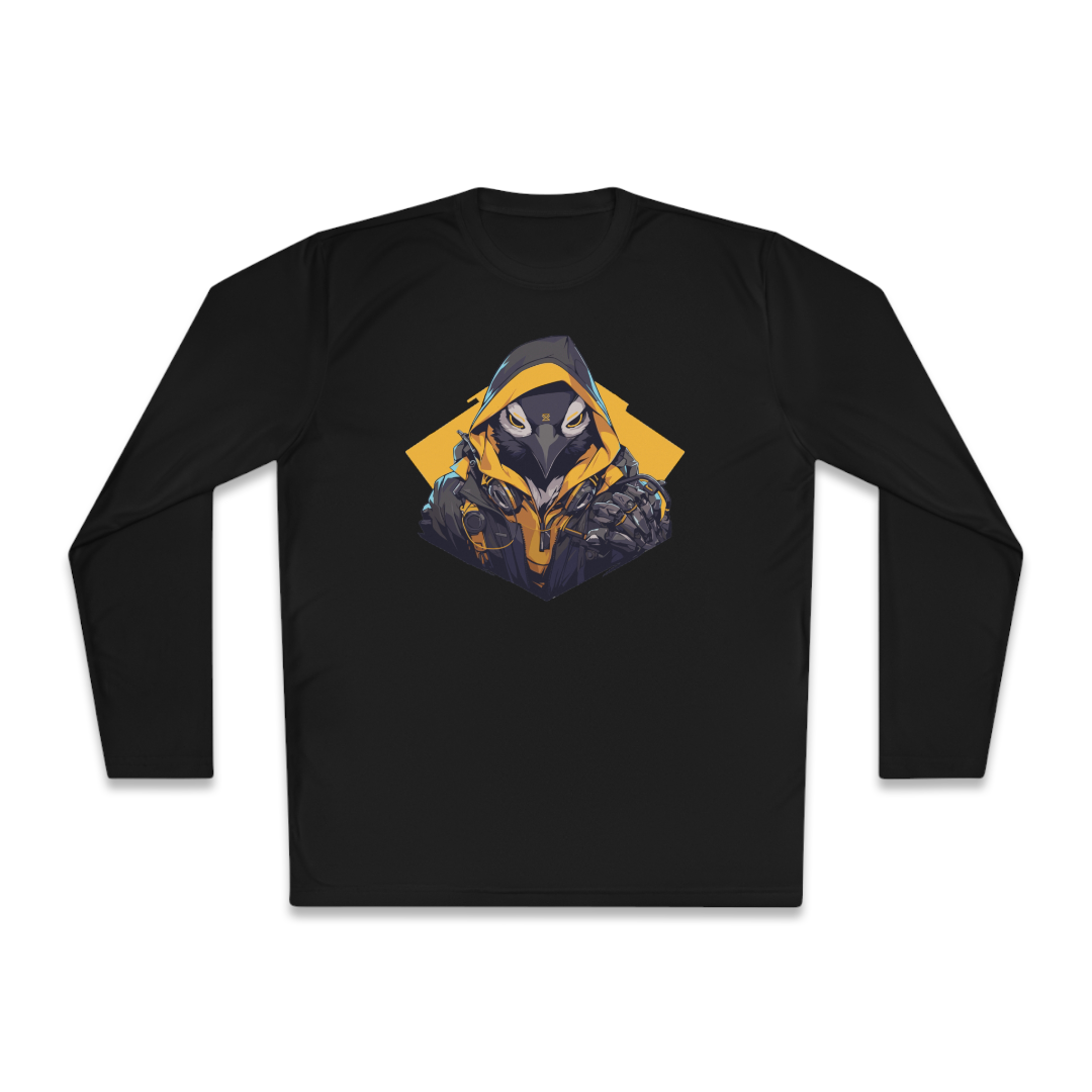 100% Cotton Long Sleeve Tee | Mascot-Penguin-004